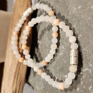 JAY KING DRT SET OF 2 ADVENTURINE And Sterling  BRACELETS, Magnetic Clas…